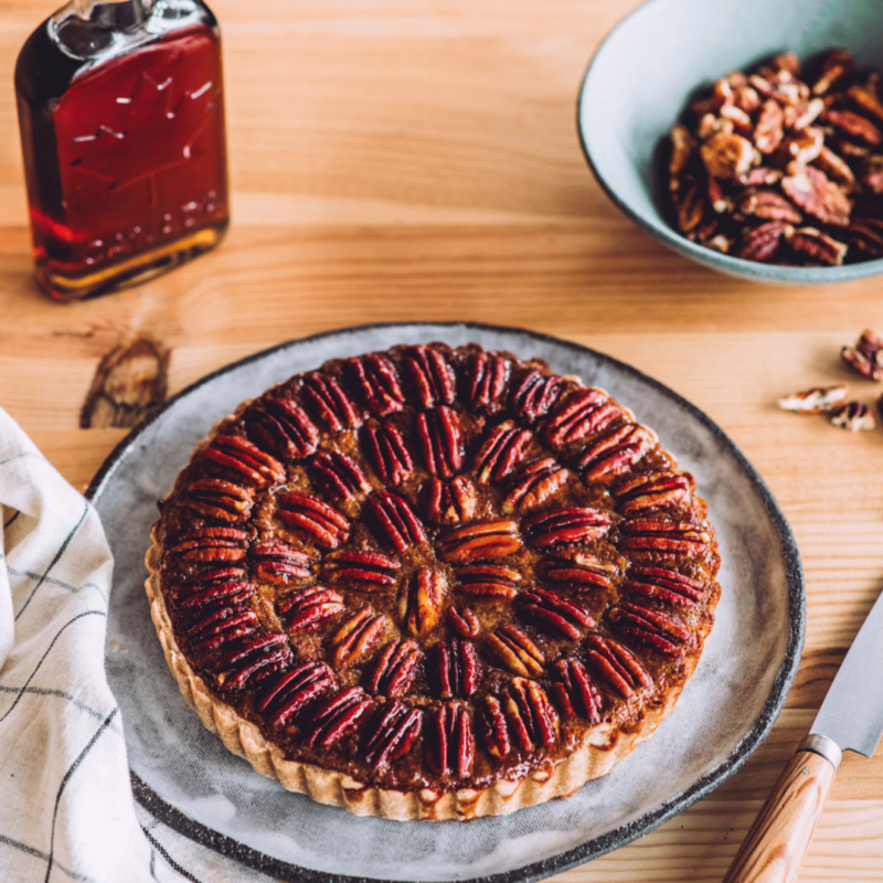 box de pâtisserie tarte pécan