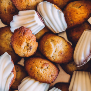 box madeleines pistache et chocolat blanc