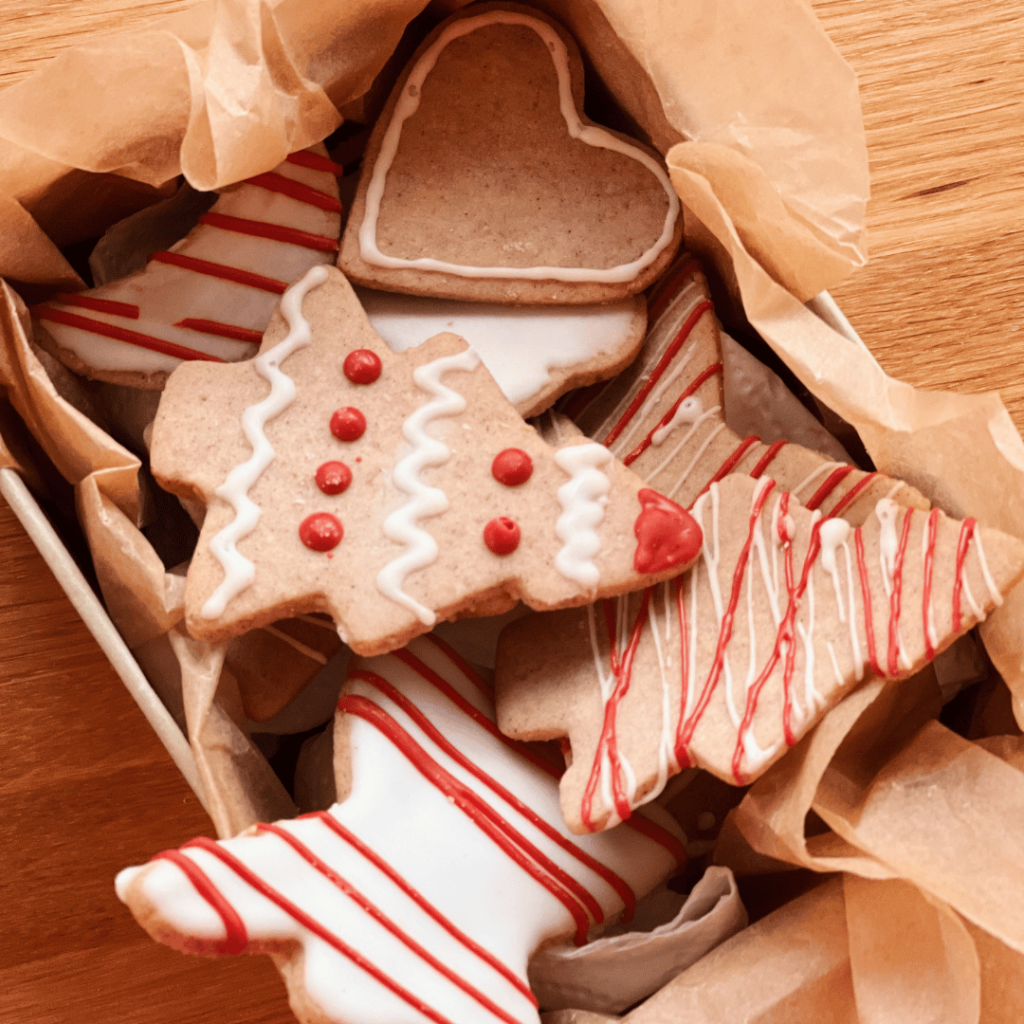 box de pâtisserie sablés de Noël maison